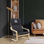 Chaise d'appoint en bois courbé sous licence officielle des Yankees de New York