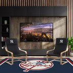 Chaise d'appoint en bois courbé sous licence officielle des Yankees de New York