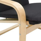 Chaise d'appoint en bois courbé sous licence officielle des Yankees de New York