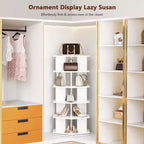 Meuble à chaussures rotatif à 360°, organisateur de chaussures hexagonal rotatif, 5 ou 7 niveaux, peut contenir 24 paires, pour entrée, salon et placard