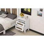 Commode de ferme pour chambre à coucher avec 6 tiroirs, Armoire de rangement en bois avec poignées métalliques pour salon ou couloir, Marron