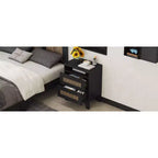 Commode de ferme pour chambre à coucher avec 6 tiroirs, Armoire de rangement en bois avec poignées métalliques pour salon ou couloir, Marron