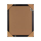 Miroir mural rectangulaire de salle de bain - Cadre en nickel brossé, 21,5"L x 27,5"H