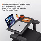 Chaise de bureau ergonomique avec support lombaire entièrement adaptatif, accoudoirs relevables 3D, dossier en maille, 136 kg