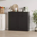 Armoire de poubelle basculante de 75 litres, double bac avec tiroir caché, anti-chien, désodorisante