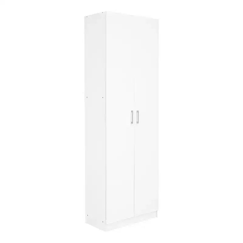 Tall Storage Cabinet with 2 Doors & 4 Adjustable Shelves, 71"H x 24"W x 12"D, Freestanding for Garage, Laundry Room & Utility Space