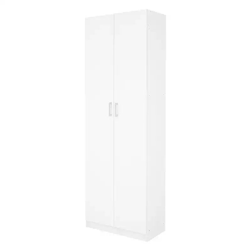Tall Storage Cabinet with 2 Doors & 4 Adjustable Shelves, 71"H x 24"W x 12"D, Freestanding for Garage, Laundry Room & Utility Space