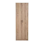 AndMakers 24 in. W x 71 in. H x 12 in. D 4-Shelf Wood Freestanding Cabinet