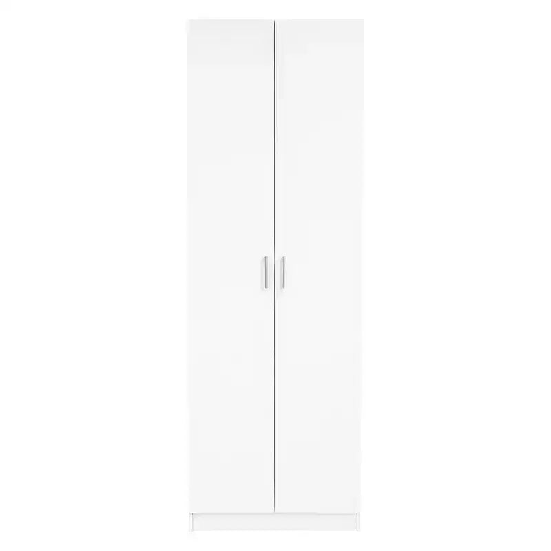 Tall Storage Cabinet with 2 Doors & 4 Adjustable Shelves, 71"H x 24"W x 12"D, Freestanding for Garage, Laundry Room & Utility Space