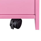 Meuble de rangement moderne pour salon de beauté avec 3 supports pour sèche-cheveux, 2 tiroirs, 1 porte et roulettes
