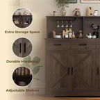 Buffet de 120 cm avec rangement, grand meuble de rangement en bois avec 3 portes, 3 tiroirs et 1 plateau, adapté pour la salle à manger, le salon