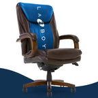 Fauteuil de bureau de direction à dossier haut avec support lombaire, noir