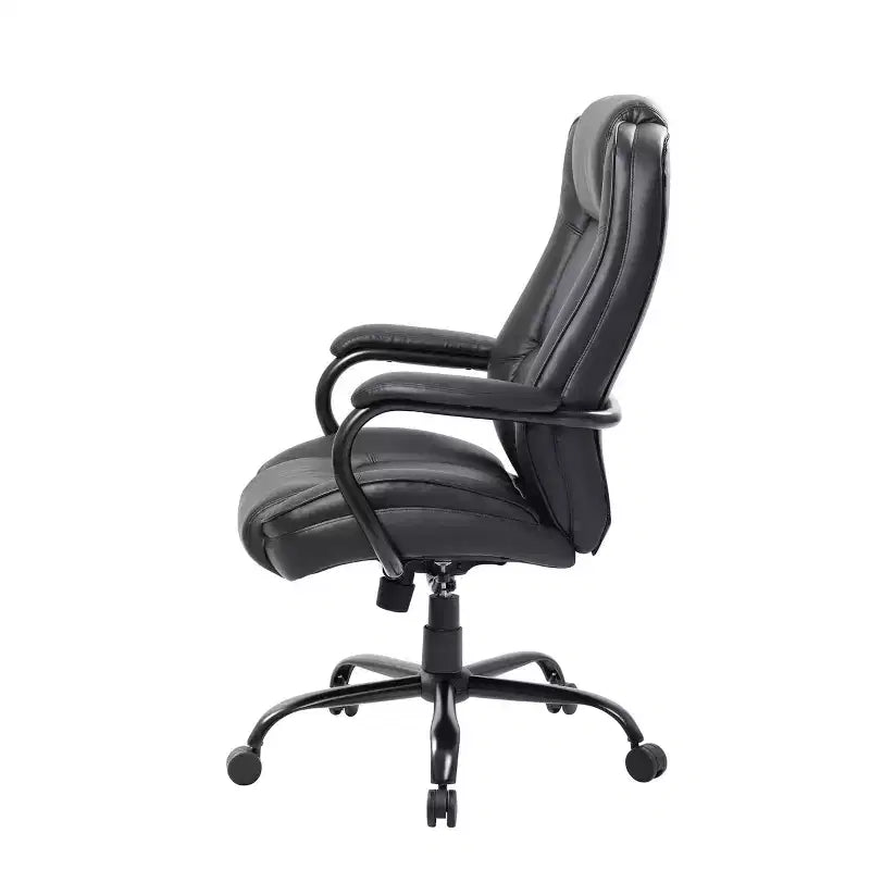 Heavy Duty Executive Chair Dark - Swivel, Metal Frame, 400lb Capacity