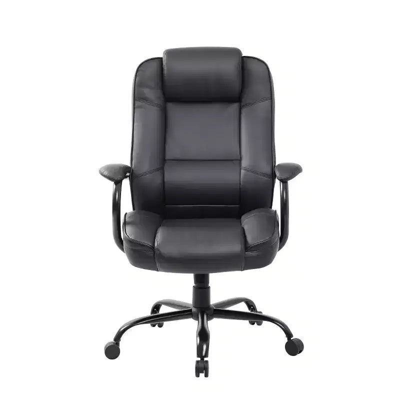 Heavy Duty Executive Chair Dark - Swivel, Metal Frame, 400lb Capacity