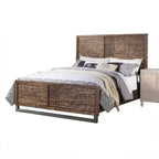 Acme Furniture Queen Andria Bed Reclaimed Oak