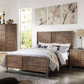 Queen Bed in Reclaimed Oak Finish