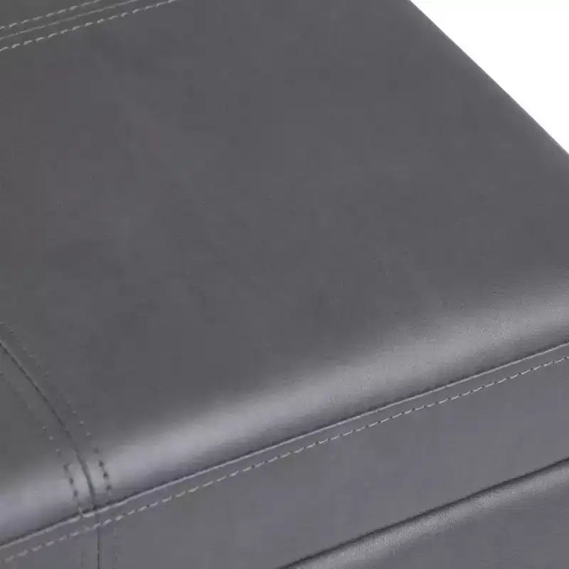 48" Transitional Storage Ottoman with Lift-Top Lid and Nailhead Trim