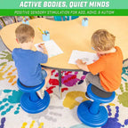 Tabouret sensoriel oscillant pour enfants, assise active à 360° pour enfants atteints de TDAH et agités, siège rembourré en mousse, base antidérapante, 35,5 cm ou 45,7 cm, pour salle de classe et maison