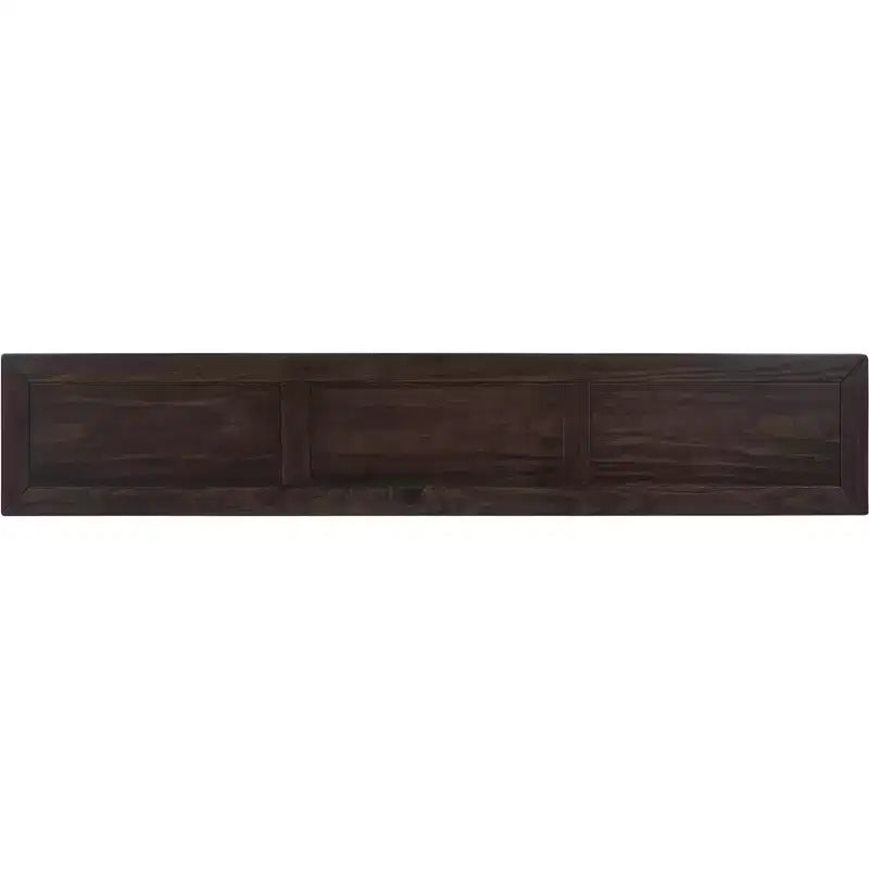 Rustic Entryway Console Table with 4 Drawers and Bottom Shelf, 60"W, Pine & MDF