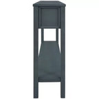 Console d'entrée rustique avec 4 tiroirs et étagère inférieure, 152 cm de large, pin et MDF