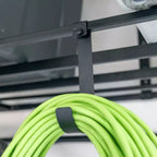 Porte-bagages de garage aérien 4' x 8' avec crochets, supporte 317,5 kg