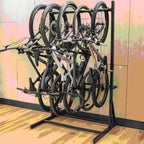 Support de Rangement à Vélo Autonome, Peut Contenir 5 Vélos et 136 kg, Hauteur Ajustable 51-193 cm, Acier et Aluminium Thermolaqués