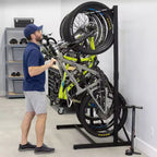 Support de Rangement à Vélo Autonome, Peut Contenir 5 Vélos et 136 kg, Hauteur Ajustable 51-193 cm, Acier et Aluminium Thermolaqués