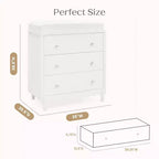 Commode à 3 tiroirs avec plan à langer