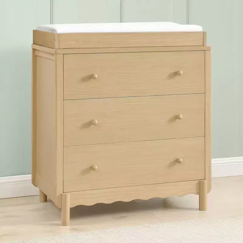 3 Drawer Dresser with Changing Top