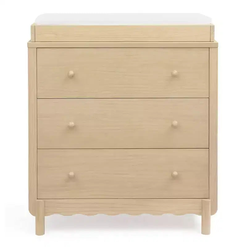 3 Drawer Dresser with Changing Top