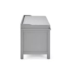 Banc de rangement en bois Middlebury de 45 po avec coussin amovible